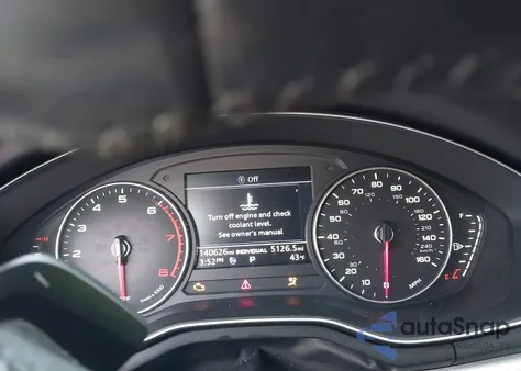 2017 Audi A4 2.0T Premium z USA, uszkodzony, nr VIN WAUANAF46HN016785